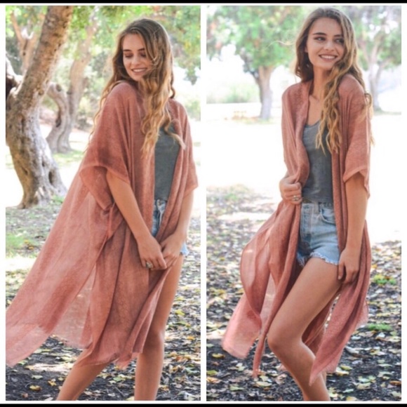 Couture Gypsy Tops - 🌷🌺 NEW!! Copper Bohemian Kimono 🎀